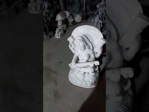 Marble saraswati statue, temple