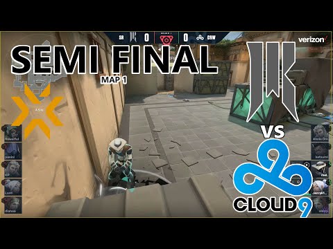 Cloud9 White VS Shopify Rebellion Map 1 | Semi Finals VODS - VCT 2021: Game Changers NA Series 3