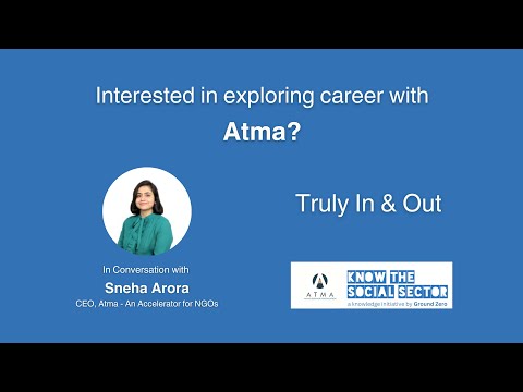 ATMA: Explore Career In Social Sector