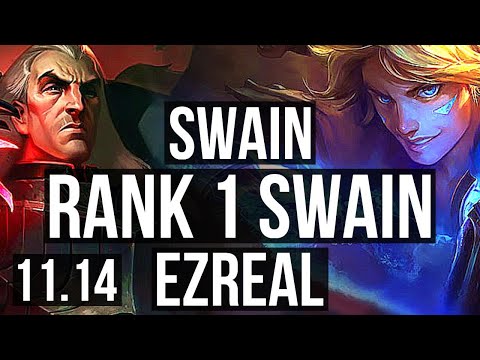SWAIN & Alistar vs EZREAL & Yuumi (ADC) | Rank 1 Swain, 9/2/18 | BR Challenger | v11.14