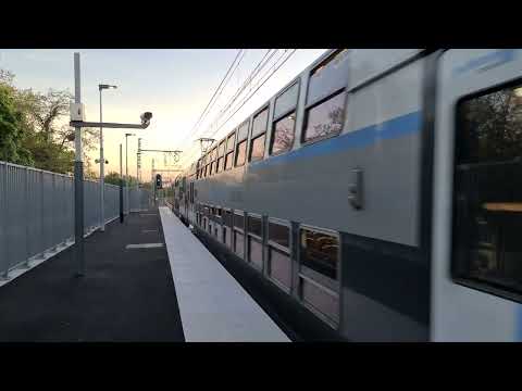 [RER D] Départ de Z 20500 IDFM de la gare de Vigneux-sur-Seine