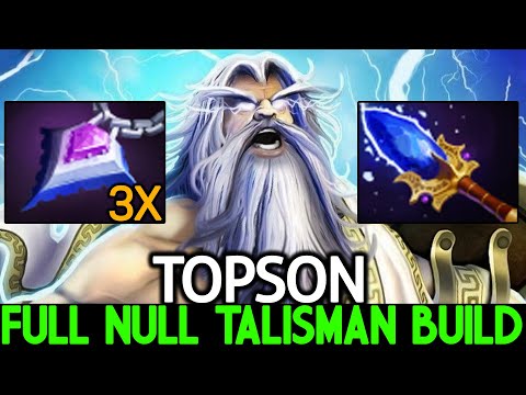 TOPSON [Zeus] Full Null Talisman Build Destroy SEA Server Dota 2