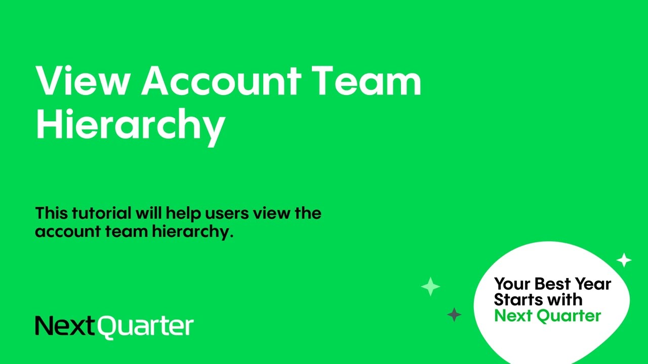 View Account Team Hierarchy