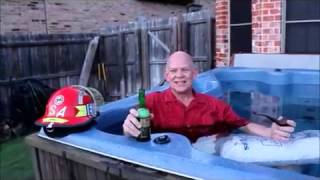 preview picture of video 'The Most Interesting Firefighter in the World   Cold Water Challenge'