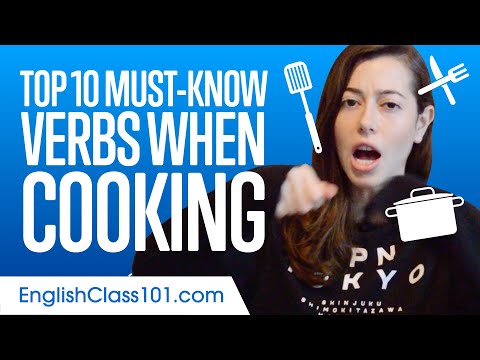 料理をするときに知っておきたい英語動詞トップ10 (Top 10 Must-Know English Verbs When Cooking)