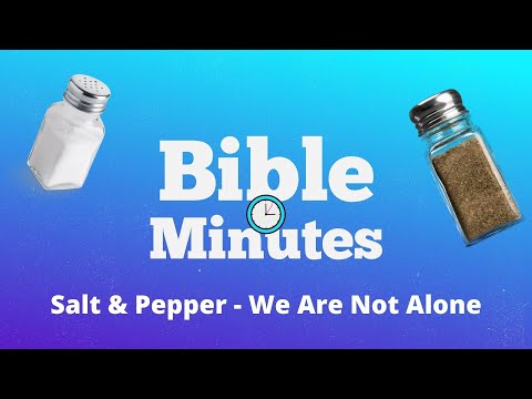 Salt and Pepper Object Lesson