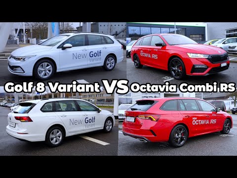 Volkswagen Golf 8 Variant vs Skoda Octavia Combi RS 2021