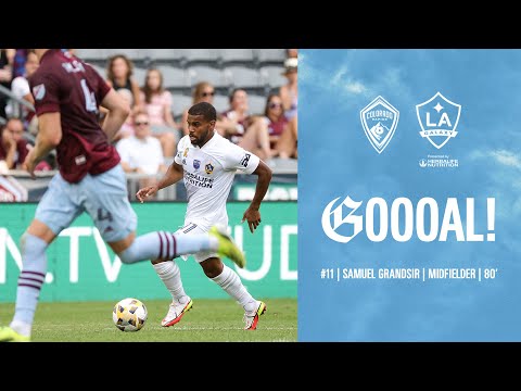 GOAL: Samuel Grandsir with an absolute blast to put LA Galaxy level vs. Colorado