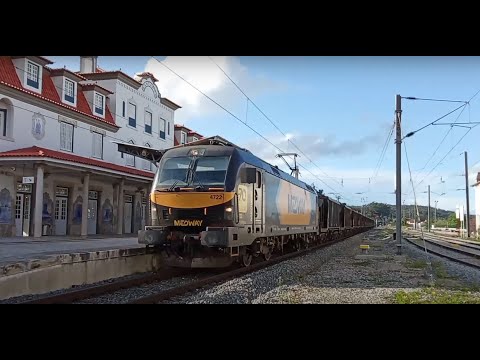 Chegada + manobras do Comboio da Areia em 📍Santarém📍