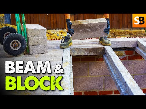 Building an Extension #3 - Suspended Beam & Block Floor
