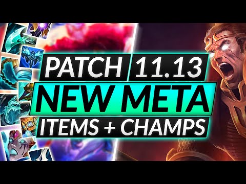 How this NEW META DELETED Many BROKEN Champions - ALL ROLES - Patch 11.13 - LoL Guide