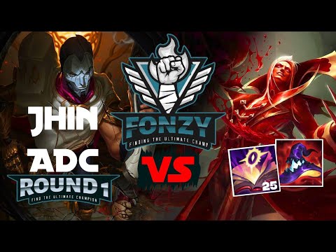JHIN BOTLANE VS VLADIMIR with 25 STACK MEJAJ'S SOULSTEALER - Season 12 -League of Legends -  Round 1