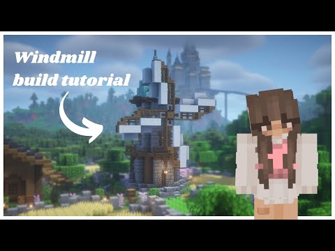 How to build a windmill in minecraft | Build tutorial