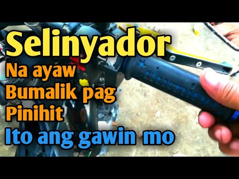 Selinyador na ayaw bumalik pag pinihit mo. Anu ang dahilan?? Ito ang gawin mo.