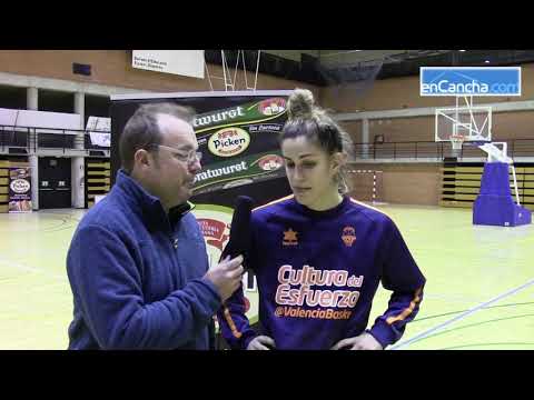 Irene Garí post Picken Claret vs  Valencia Basket