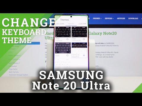 How to Change Keyboard Theme in SAMSUNG Galaxy Note 20 Ultra – Keyboard Settings