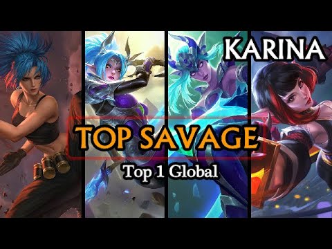 KARINA SAVAGE TOP 1 GLOBAL TERKEREN  | Karina Best Savage Moments | Top 1 Global Karina