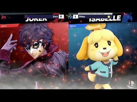 TJ 25 SSBU Winners Quarters - Zero (Joker) vs Shiny (Isabelle / Ganondorf)