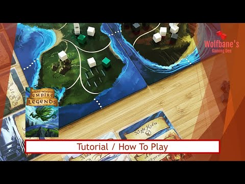 Eight Minute Empire: Legends [Board Game] - Tutorial / How To Play with Examples