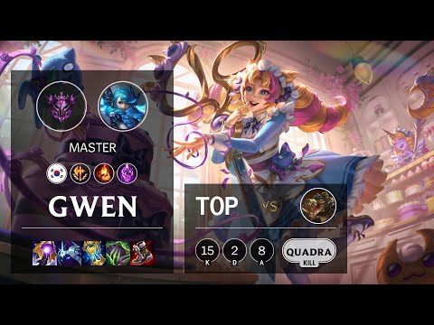 Gwen Top vs Renekton - KR Master Patch 11.24b