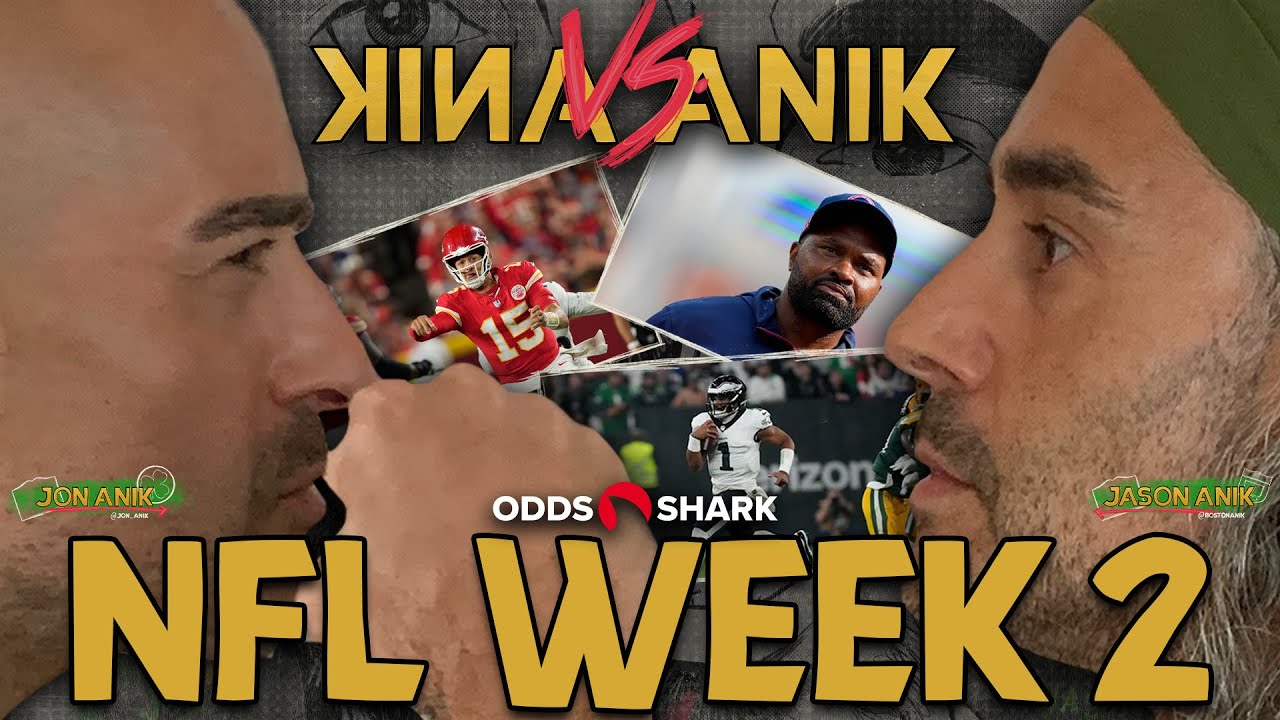 ANIK vs. ANIK DEBUT - NFL WEEK 2 BETS | JON ANIK vs. JASON ANIK