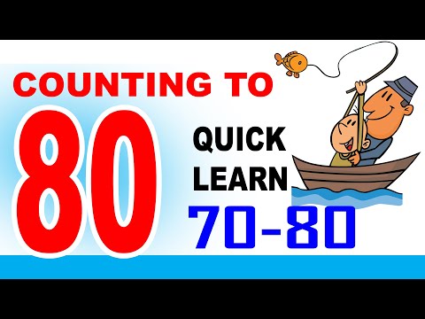 #13 ABC Maths | Numbers 70 - 80 | Counting 70's | Abc Kids