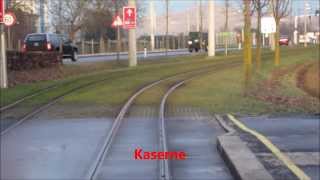 preview picture of video 'Führerstandsmitfahrt Linie2 Linz Teil 4 Simonystraße-solarCity, Ebelsberg'