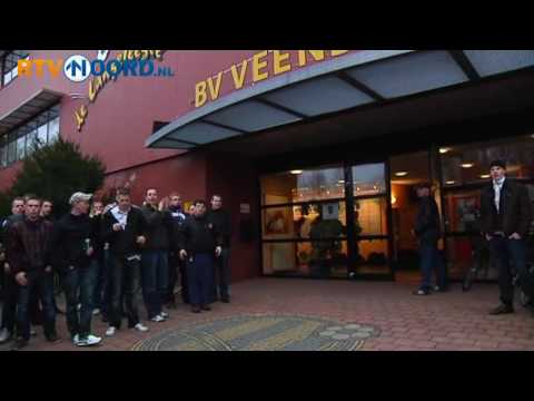 Veendam Fanatics protesteren tegen buscombireis