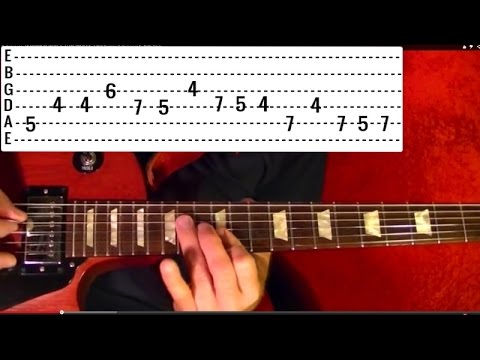Black Dog Guitar Lesson by Led Zeppelin ( 1 of 2 )