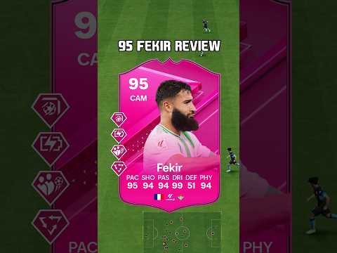 95 Fekir Review in EA FC 24 #shorts #short #fc24 #eafc24 #futties #france #fekir