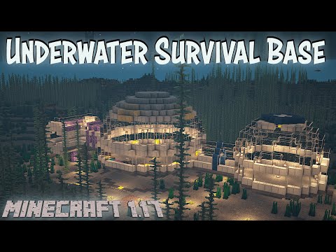 How to build an Underwater Base in Minecraft Survival | LegacySMP Survival Base (2021)