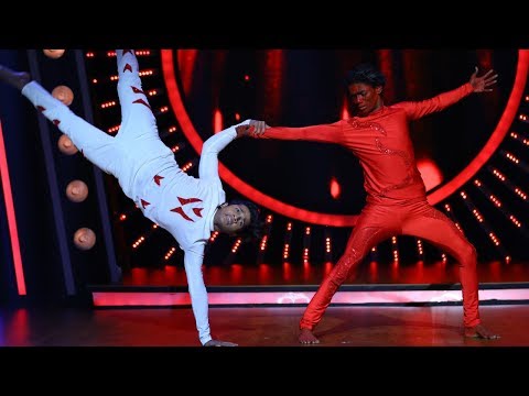 D4 Junior Vs Senior I Vyshak & Sajin with blood donation message I Mazhavil Manorama