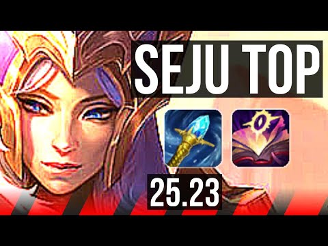 SEJUANI vs RENEKTON (TOP) | 1000+ games, Rank 14 Seju | KR Master | 25.23