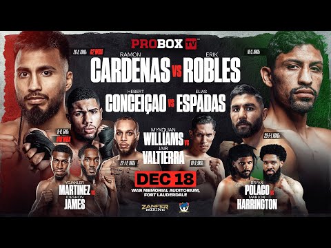 🔴 LIVE: ProBox TV Presents Contender Series | Ramon Cardenas vs Erik Robles #boxing #live