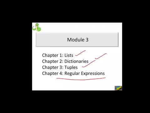 Python Module 3 Chapter 4