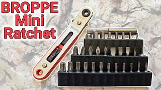 Broppe mini ratchet driver set - Angled EDC tool