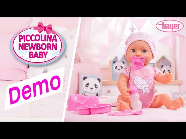 Video Teaser für Piccolina Newborn Baby - Doll - Puppe - Demo - Bayer Design