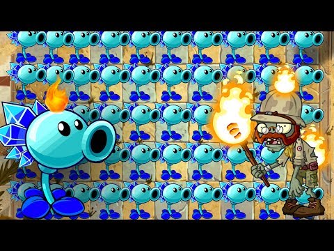 Plants vs Zombies SNOW PEA Premium Challenge in PVZ 2 (Plantas Contra Zombies 2)