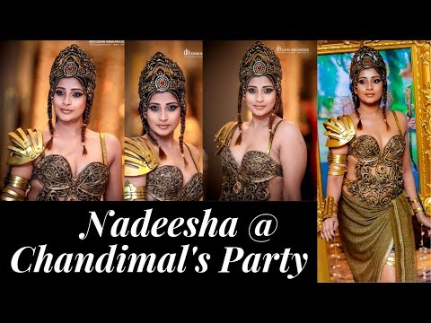 Chandimal's Birthday Party 2019 Nadeesha Hemamali චන්දිමාල් ගේ පාටි එකට නදීශා ආපු හැටි