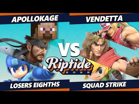 Riptide 2025 TOP 8 - ApolloKage Vs. Vendetta - Smash Ultimate - SSBU