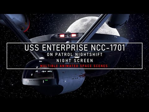 Star Trek Sleep Sounds | USS Enterprise | Star Trek TOS | Night Shift Ambience | White Noise | ASMR