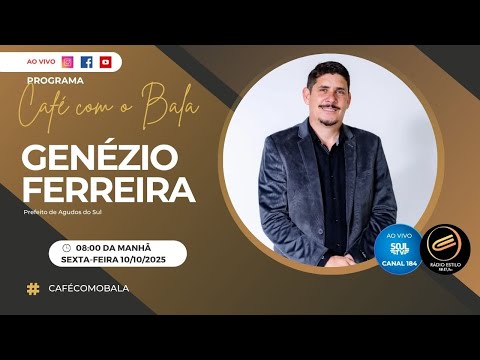 GENÉZIO FERREIRA- PREFEITO DE DE AGUDOS DO SUL AO VIVO NA TV O REPÓRTER 10/10/2025