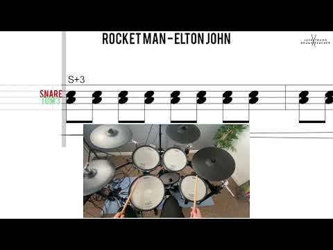 How to Play 🥁   Rocket Man   Elton John