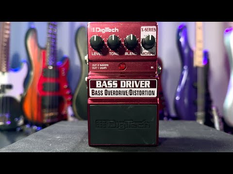 DigiTech X-Series Bass Driver Overdrive/Distortion 2010s - Burgundy image 9