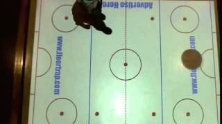 Interactive Projection System in Shopping Mall. Hockey Game.