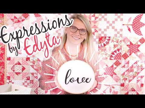 Edyta Sitar's Laser Cut Fabric Expressions | Fat Quarter Shop