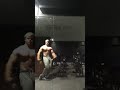 20 yr old Bodybuilder Flexing Chest