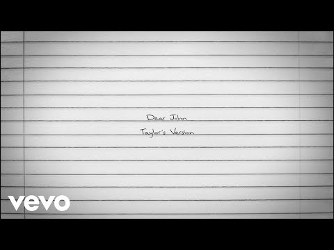 Taylor Swift - Dear John (Taylor's Version) (Lyric Video) thumnail