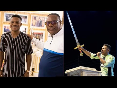 Archbishop Duncan-Williams presents Nigeria’s Pastor Jerry  Eze with a sword of spiritual authority