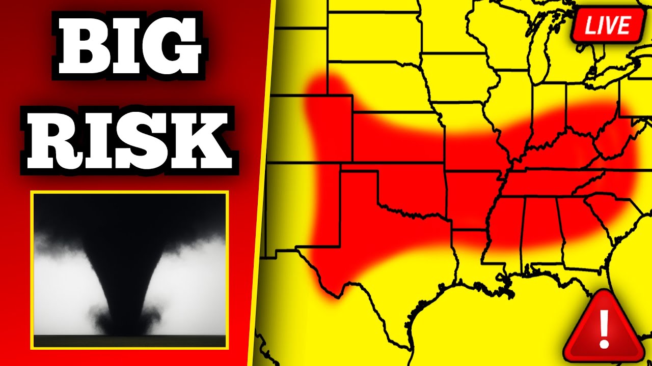 🔴 BREAKING Tornado Warning In Texas - Large Tornadoes Possible - With Live Storm Chasers
